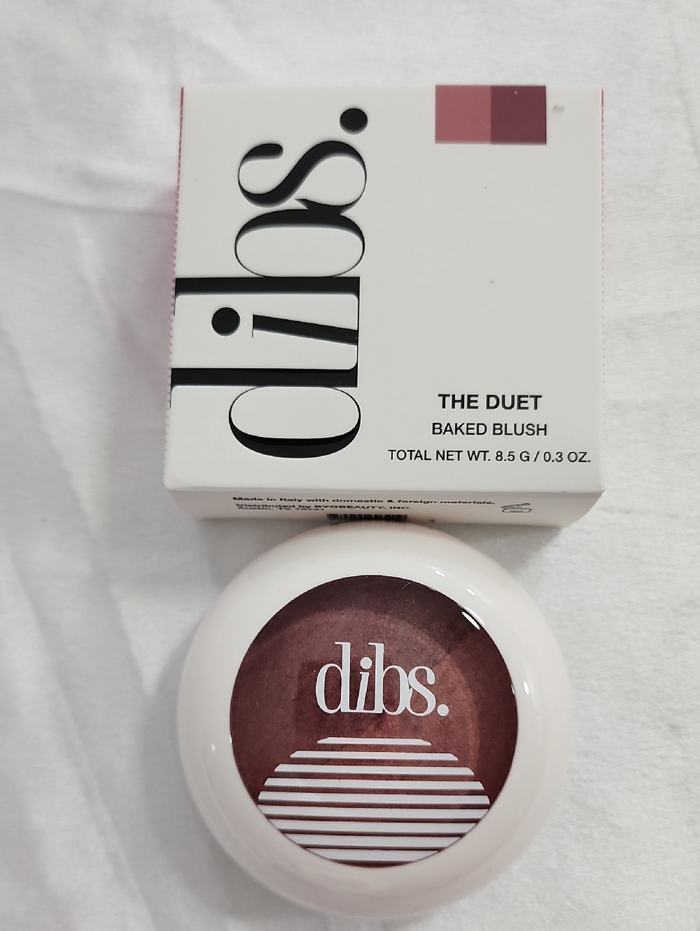 DIBS Beauty Duet Baked Blush Duo. Backstage
